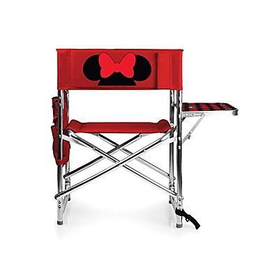 Picnic Time&reg; Disney&reg; Minnie Mouse Sports Chair in Red. View a larger version of this product image.