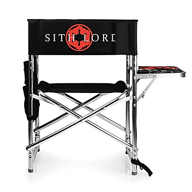 Picnic Time&reg; Canvas Chair in Black. View a larger version of this product image.