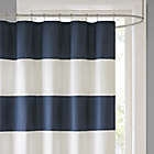 Alternate image 2 for Parker Stripe Shower Curtain in Navy