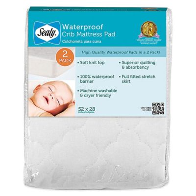 sealy crib mattress cover