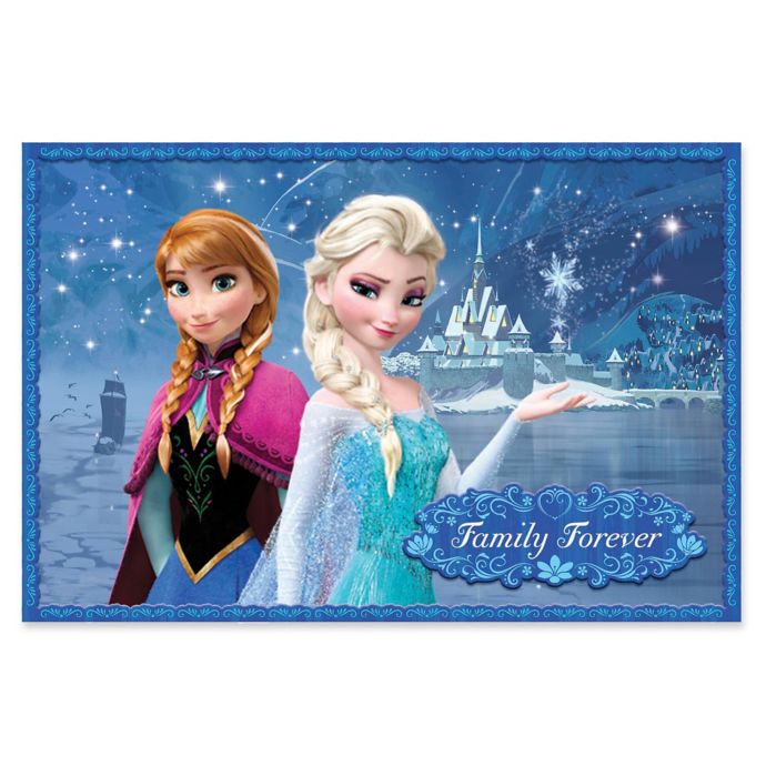 Disney Frozen Princesses Family Forever 8-Inch x 10-Inch Illuminart ...