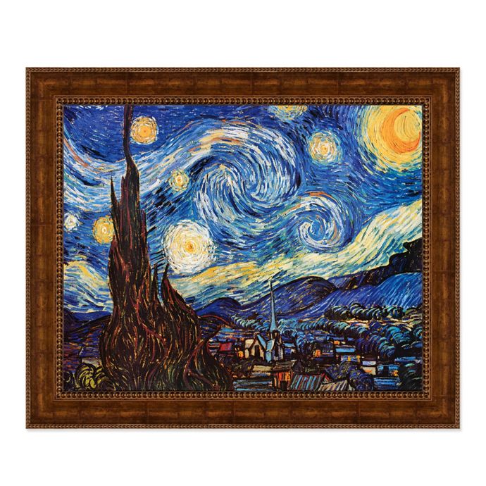 Starry Night Framed Canvas Replica Wall Art Bed Bath Beyond