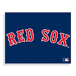 MLB Boston Red Sox Logo Canvas Wall Art