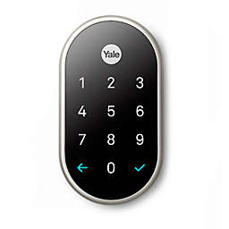 Nest x Yale Lock with Nest Connect in Satin Nickel