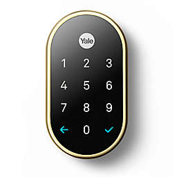 Nest X Yale Lock with Nest Connect in Polished Brass