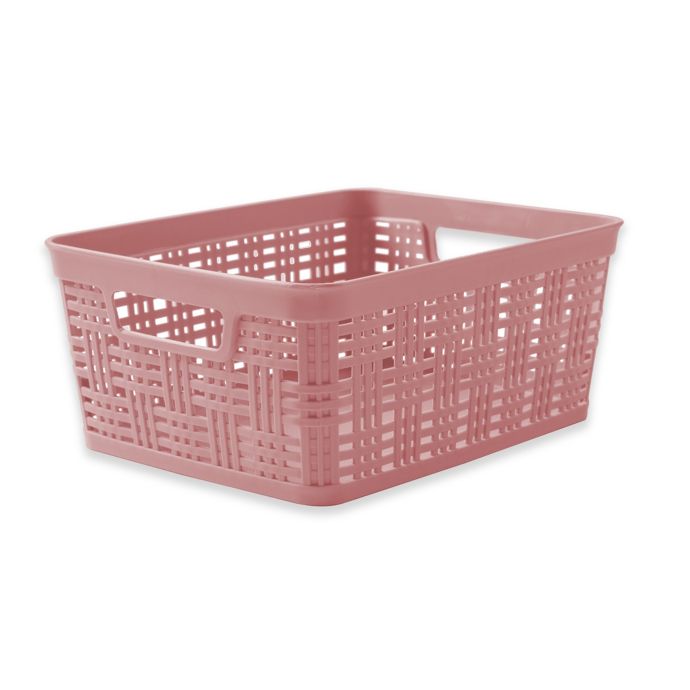 Starplast Plastic Wicker Storage Basket Bed Bath and Beyond Canada