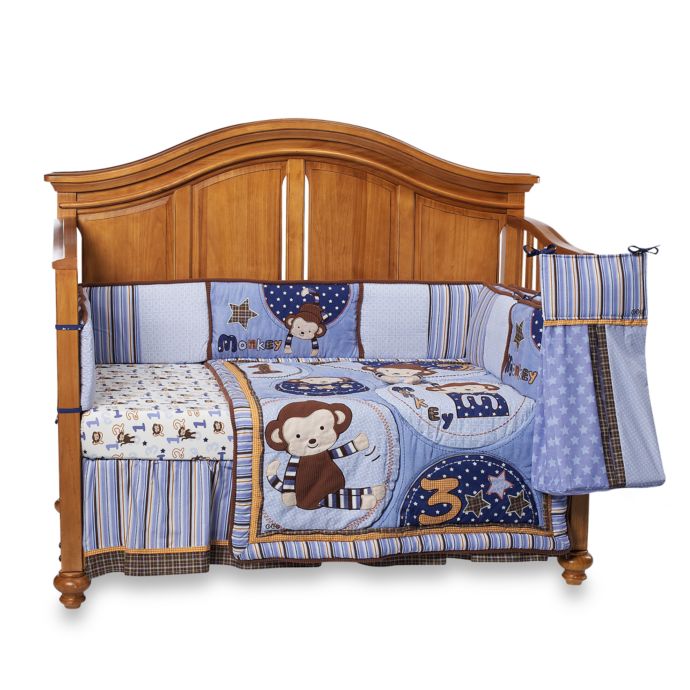 Cocalo Monkey Mania 6 Piece Crib Bedding Set Buybuy Baby