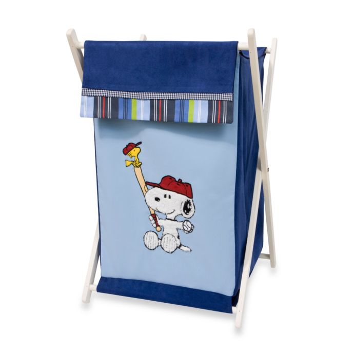 Lambs & Ivy® Team Snoopy Laundry Hamper Bed Bath & Beyond