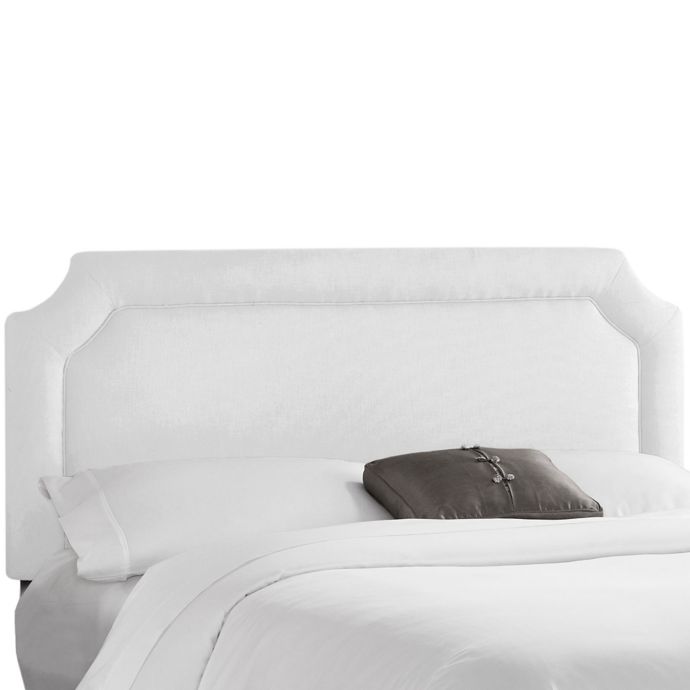 Winfield Upholstered Headboard In Klein White Bed Bath Beyond