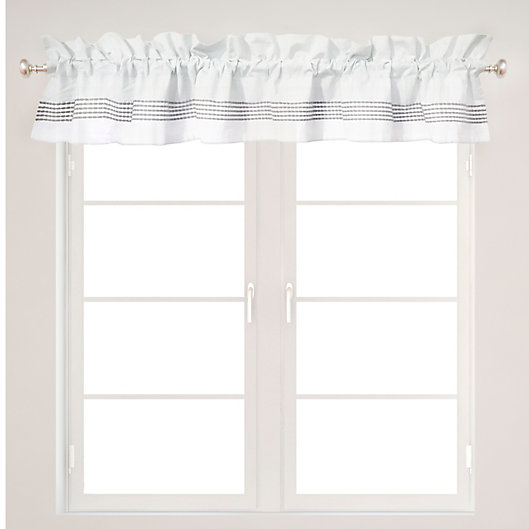 Alternate image 1 for Nora Window Valance in Grey