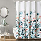 Alternate image 0 for Triangle Home Flora Shower Curtain in Blue