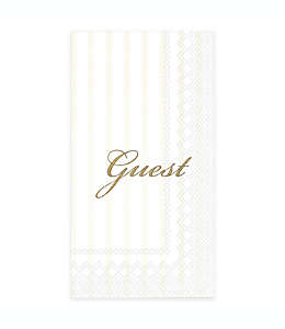 Toallas desechables de papel Boston International Guest color blanco, 32 piezas