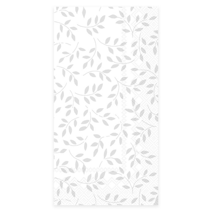 Boston International 3Ply 32Count Foliage Paper Guest Towels in