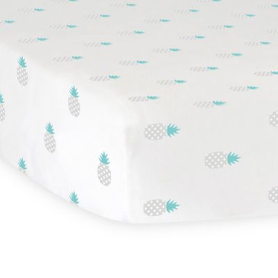 pineapple crib sheet