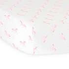 Alternate image 0 for Hello Spud Unicorns Organic Cotton Jersey Fitted Crib Sheet in Pink