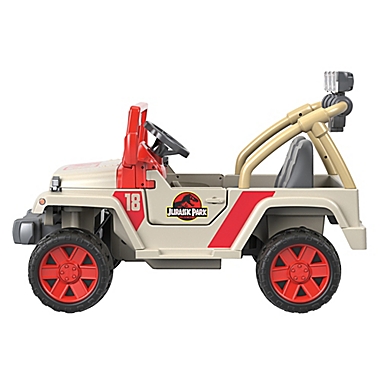 Fisher-Price® Power Wheels® Jurassic Park Jeep® Wrangler Ride-On | buybuy  BABY