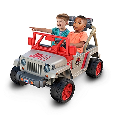 Fisher-Price® Power Wheels® Jurassic Park Jeep® Wrangler Ride-On | buybuy  BABY