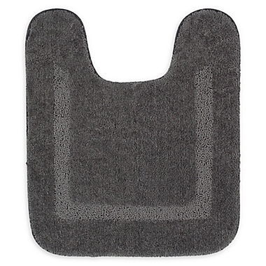 Mohawk Home Facet 24&#39;&#39; x 20&#39;&#39; Contour Bath Mat in Grey. View a larger version of this product image.