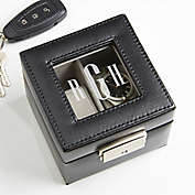 Leather 2 Slot Personalized Watch Box