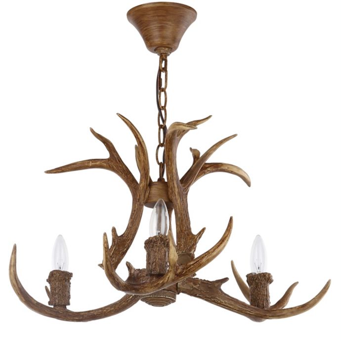 Safavieh Makani Antler 3 Light Chandelier Bed Bath Beyond