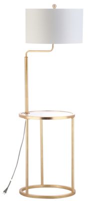 gold floor lamp