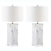Safavieh Olympia Marble 1-Light Table Lamps (Set of 2)