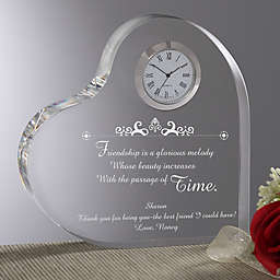 The Beauty of Friendship Heart Clock