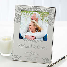 Anniversary Memories 4.5-Inch x 6.5-Inch Picture Frame in Silver