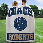 Coach&#39;s 15 Sports 50-Inch x 60-Inch Sweatshirt Throw Blanket