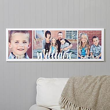 Family Photos 36-Inch x 12-Inch Canvas Print. View a larger version of this product image.