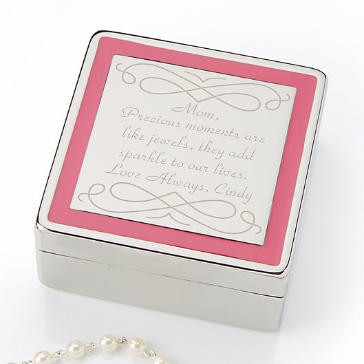 Alternate image 1 for Enchanting Mother Engraved Jewelry Box