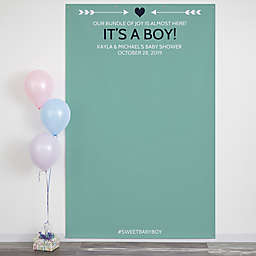 Baby Shower 58-Inch x 90-Inch Photo Backdrop