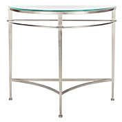 Safavieh Bauer Console Table in Antique Silver