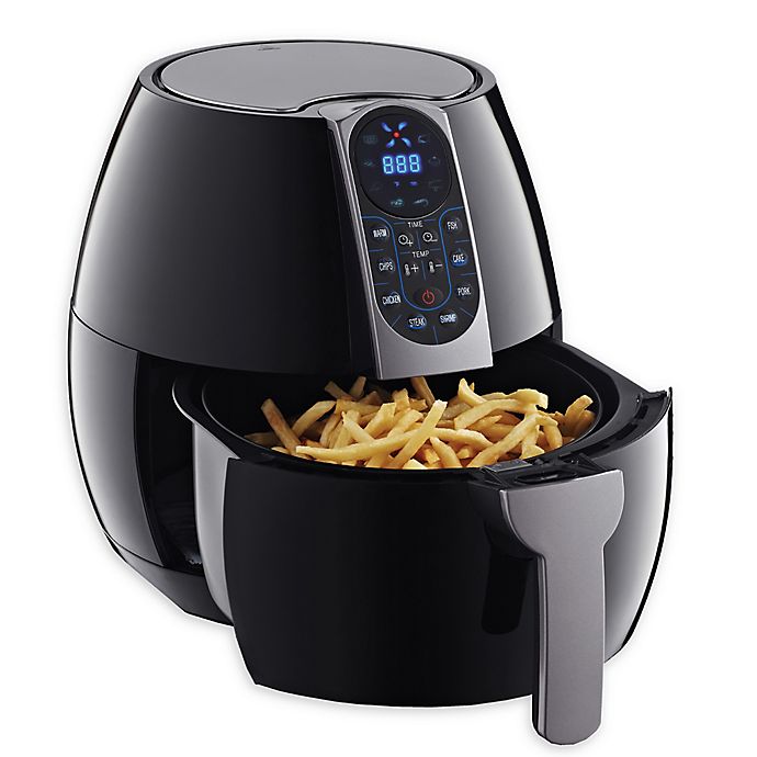 GW22639 GoWISE USA 3.7-Quart Programmable Air Fryer with 8 Cook Presets