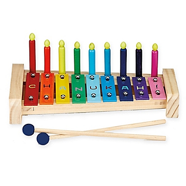 Wood Chanukah Menorah Xylophone Set. View a larger version of this product image.