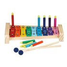 Alternate image 1 for Wood Chanukah Menorah Xylophone Set