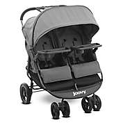 Joovy&reg; ScooterX2 Double Stroller with Trays in Grey