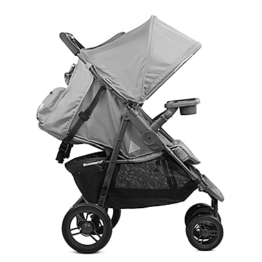 Joovy&reg; ScooterX2 Double Stroller with Trays in Grey. View a larger version of this product image.