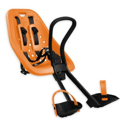 thule ridealong child bike seat orange