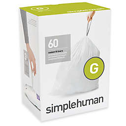 simplehuman® Code G 60-Pack 30-Liter Custom Fit Liners