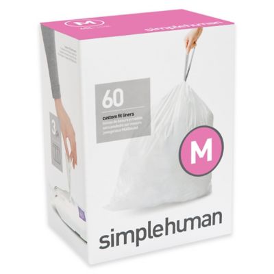 simplehuman&reg; Code M 45-Liter Custom Fit Liners