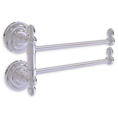 Allied Brass Que New Collection 2 Swing Arm Towel Rail