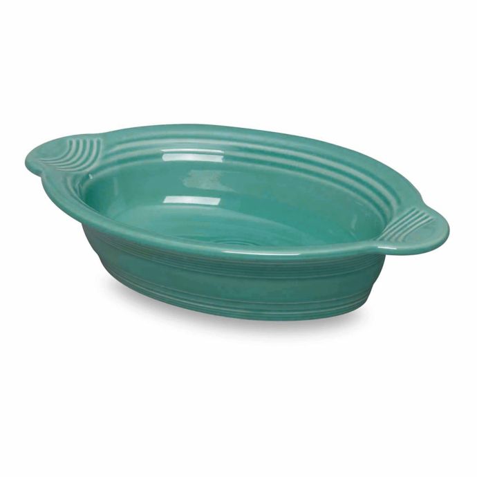 Fiesta® 17 oz. Oval Individual Casserole Dish in Turquoise Bed Bath