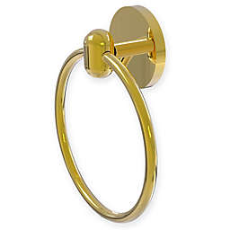 Allied Brass Tango Collection Towel Ring in Polished Brass
