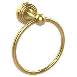 Allied Brass Sag Harbor Towel Ring in Polished Brass