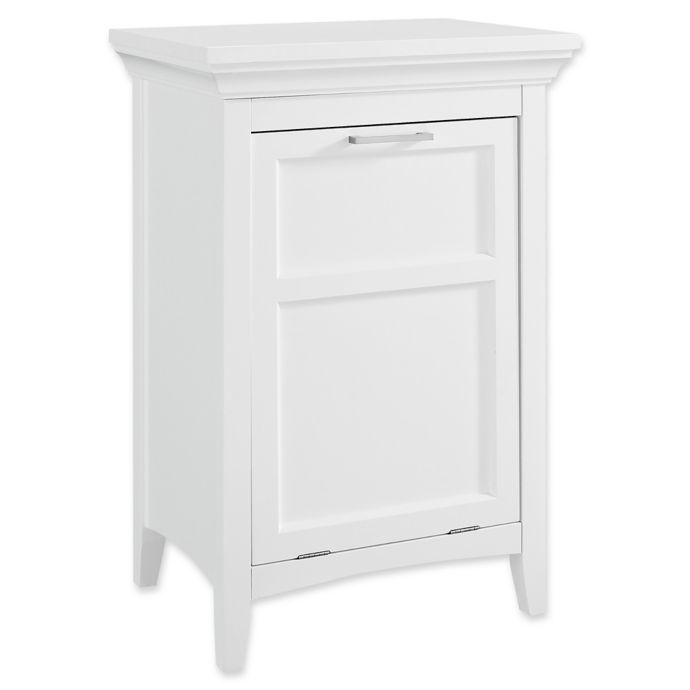 Simpli Home Avington Laundry Hamper In White Bed Bath Beyond