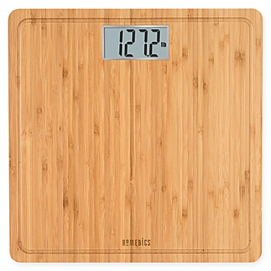 Homedics&reg; Digital Bath Scale in Natural Bamboo. View a larger version of this product image.