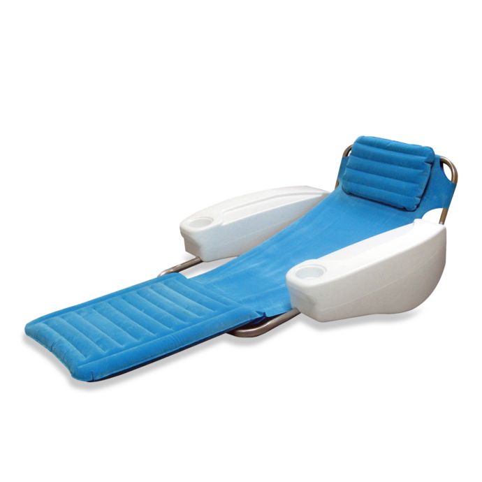 Swimways Catalina Lounge Floating Pool Chair Bed Bath