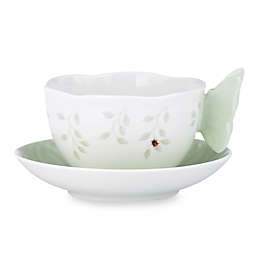 Lenox® Butterfly Meadow® Green Cup and Saucer Set