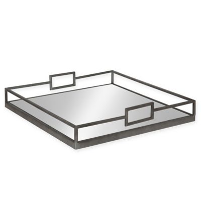 square mirror tray